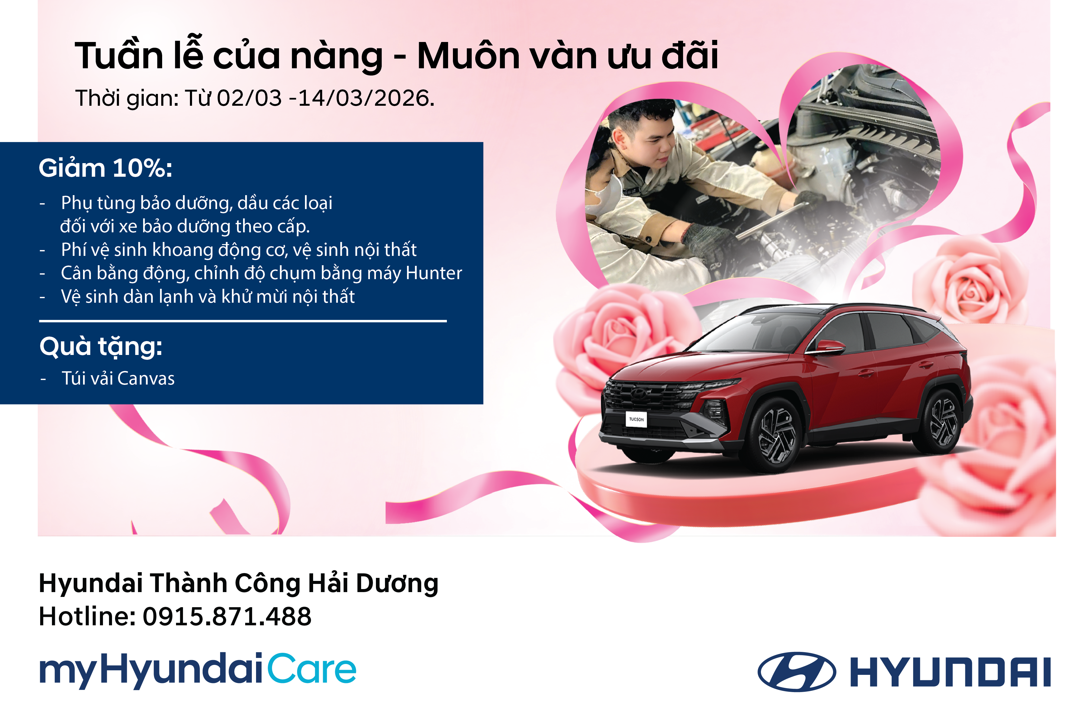 TUẦN LỄ CỦA NÀNG – MUÔN VÀN ƯU ĐÃI