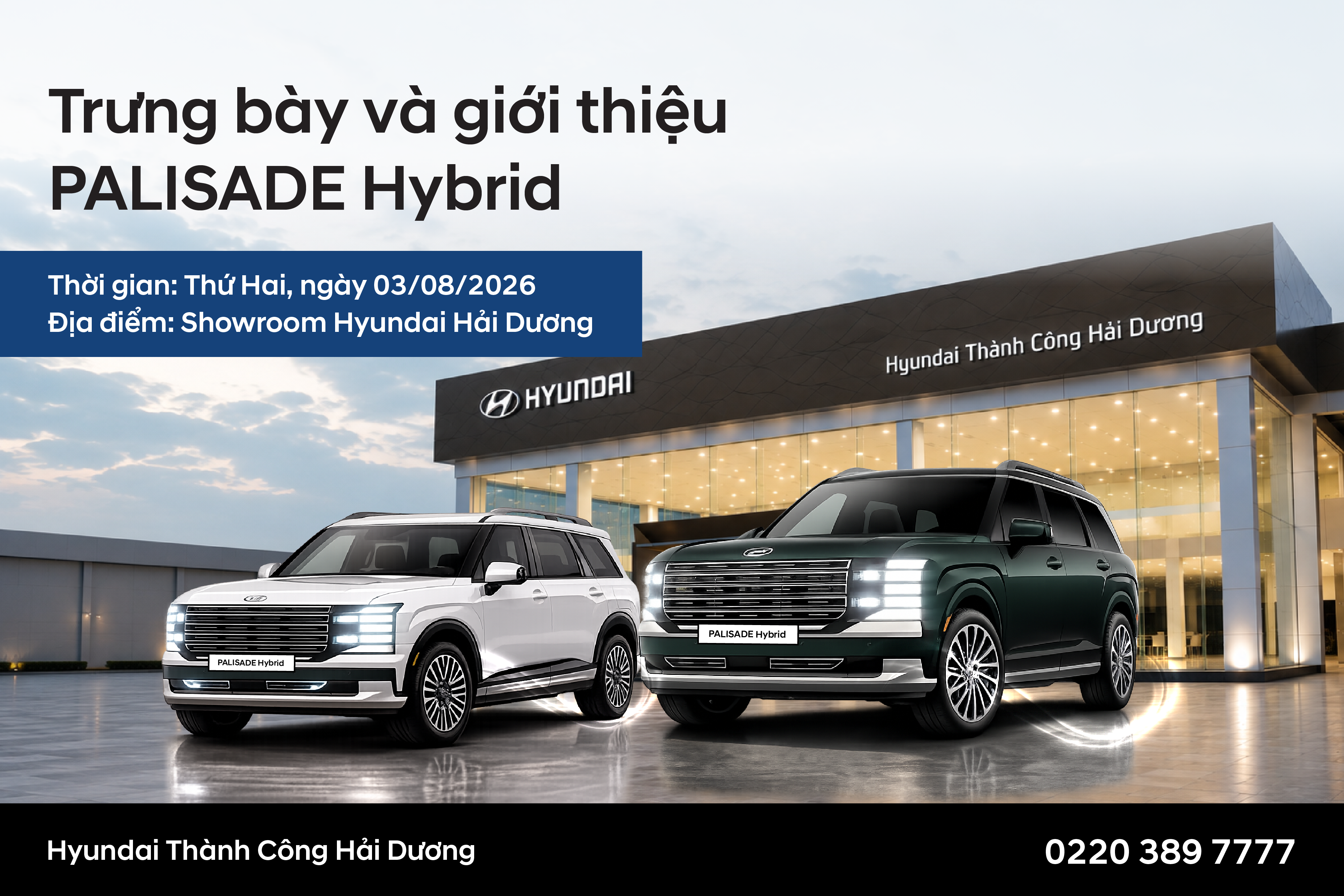TRƯNG BÀY VÀ GIỚI THIỆU HYUNDAI PALISADE
